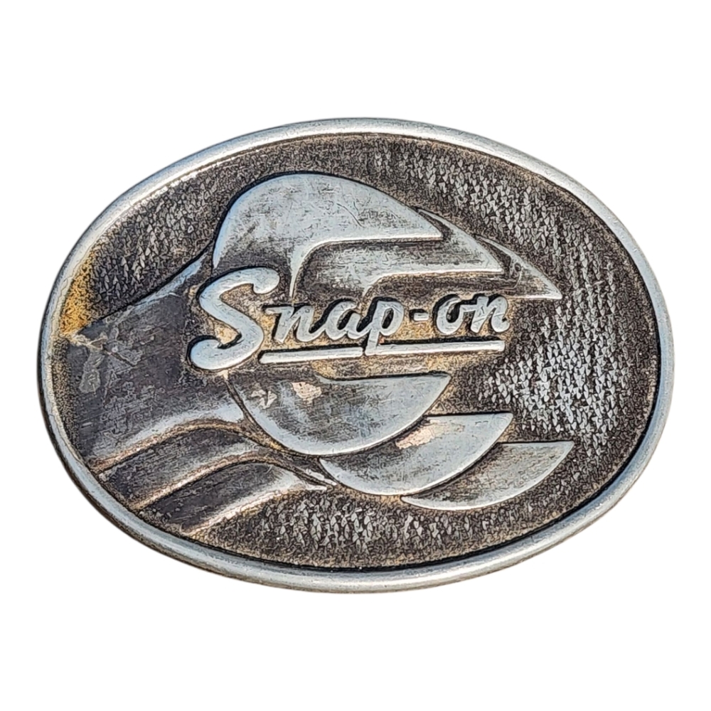Snap-on Silver Belt Buckle